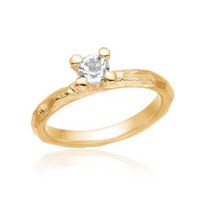 Smuk klassisk ring med kant