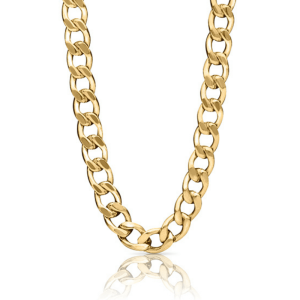 50% RABAT Panserkæde i forgyldt sølv