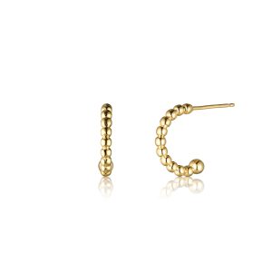 Creoler i forgyldt sølv med kugler