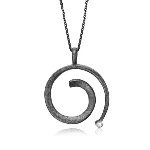 Vedhæng i oxideret sølv