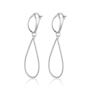 Ørering i sølv 2 i 1